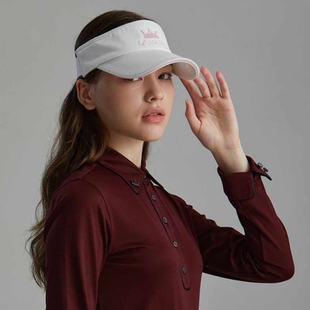 Lambda Unisex Golf Cap White 24324
