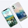 Cool Painting Art Phone Case For IPhone 14 13 12 11 Pro Max X XR XS 8 7 Plus Liquid Glass Color Phone Cover