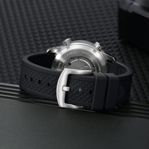 BERNY Watch Men's Mechanical Watch Men's Watch Men's Watch Men's Automatic Diving Watch | 20ATM Waterproof, Sapphire Glass, Comfortable Silicone Band,