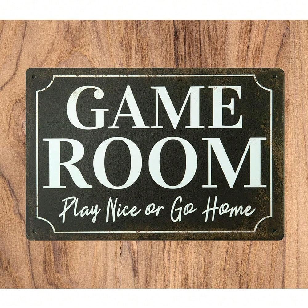 Vintage Tin Sign 30x30cm Universal Wall Decor For Game Room Garage Bar Men Gift