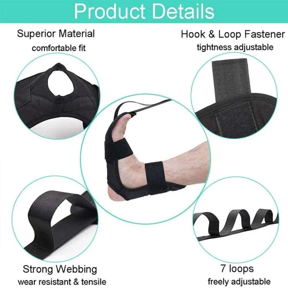 Polyester Yoga Stretching Strap Belt Stretching Foot Stretching Band  Leg and Foot Stretch Assist