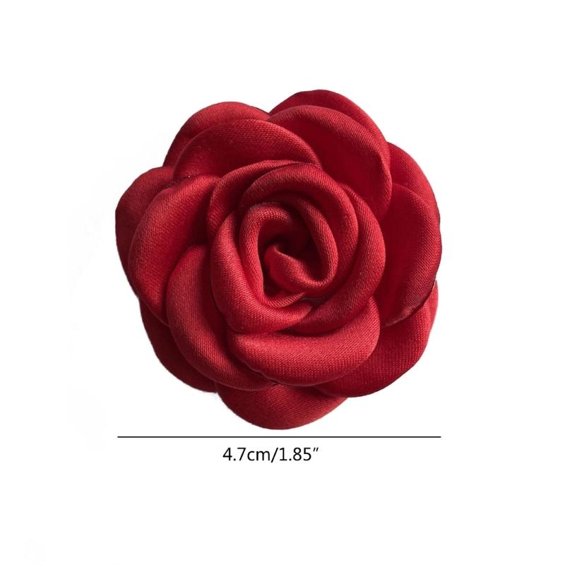 Camellia Corsage Pins Camellia Brooches Camellia Lapel Pins Jewelry Accessories for Sweater Skirts Dresses Decorations
