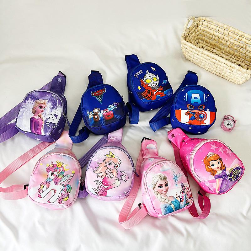 Child America Captain Anime Shoulder Bag Outdoor Casual Cartoon Chest Fashion Bag