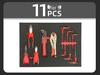 420-Piece Mechanic Tool Set: Seven-Layer Trolley-Style Mobile Auto Repair Cabinet