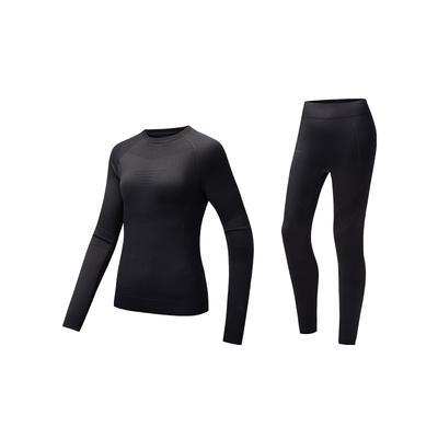 Training Series Solid Color Comfortable Sports Leisure Suit Women Suits Black 962517205-5