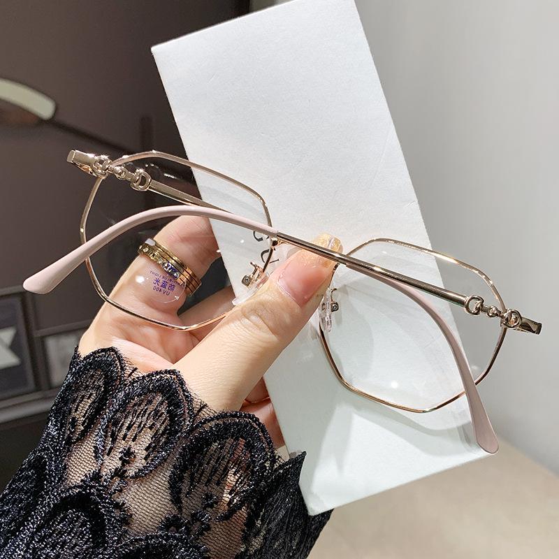 Brillenfassung im koreanischen Stil mit Blaulichtfilter, Unisex-Trenddesign für kleinere Gesichter, Studentenstil