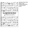 Planner Logbook 12-Month Plant Care/Gardening/Cleaning Notebook Daily Weekly Monthly Schedule Organizer