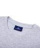 DOLPHIN WAVE APPAREL [2Pack] Dolphin Mini Chain Embroidery 16-Count Short Sleeve T-Shirt White & Cool Gray 2 Pack
