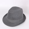 Men's Jazz Hats Summer Breathable Sun Protection Hat Beach Hats Middle-Aged and Elderly Hat Casual and Versatile
