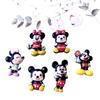 Mickey & Minnie Cartoon Resin DIY Accessories: Hair Clip, Side Clip, Cup Holder, Crocs Decor