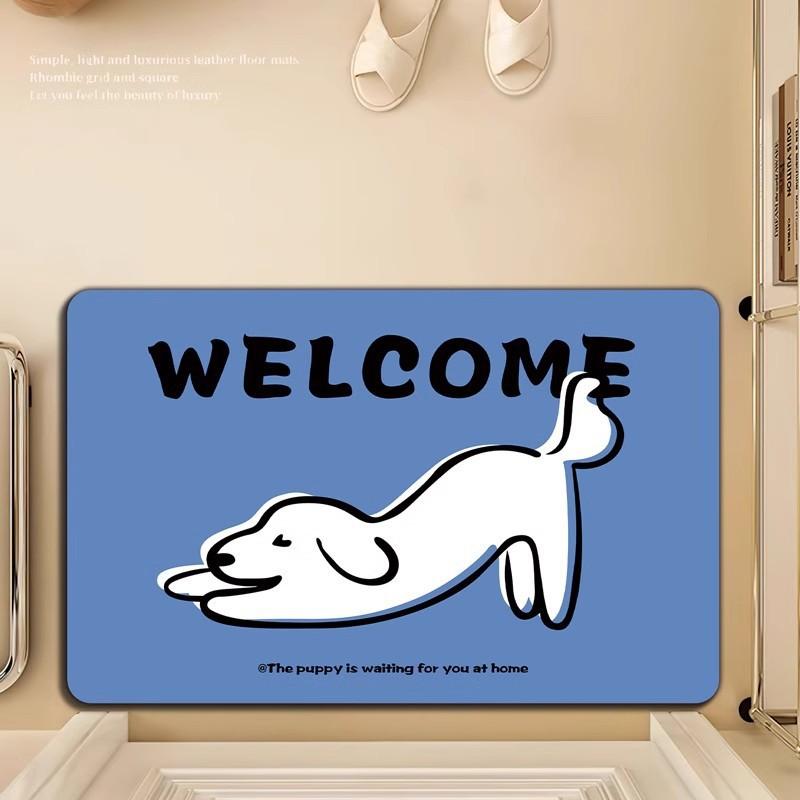 Animation cartoon diatom mud bathroom absorbent floor mat household door mat toilet shower room non-slip quick-drying floor mat