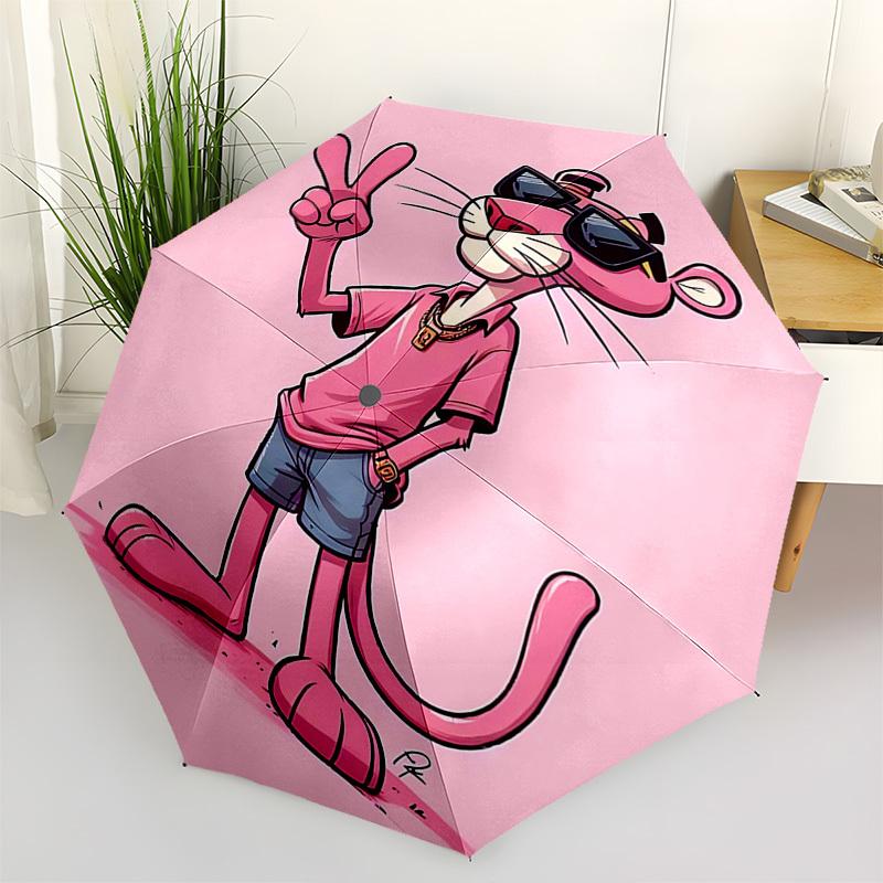 

Pink Panther,Sunglasses Automatic Folding Umbrella Compact 8 rib Design,Unique Style,Suitable for Everyday Outdoor Use,Perfect Gift fo
