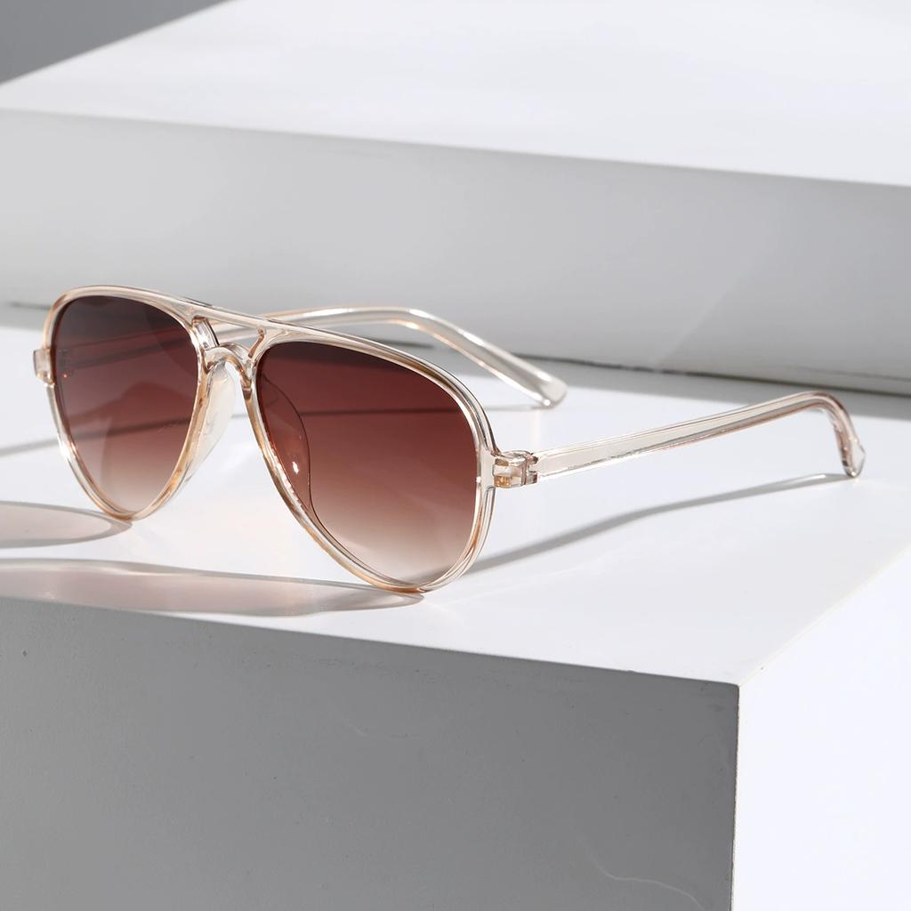 Ultralight Retro Classic Mirror Sunglasses Oversized Polit Driving Sun Glasses Black UV400 Outdoor Shades