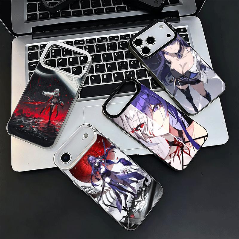 Honkai Star Rail Acheron Shockproof Phone Case for iPhone 18 17 Air 16 16E 15 Pro Max 14 Plus 13 Mini 12 Back Cover Anti Fall Funda
