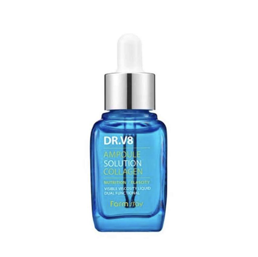 FARM STAY Dr. V8 Ampoule Solution Colagen 30ml (3 Opțiuni)
