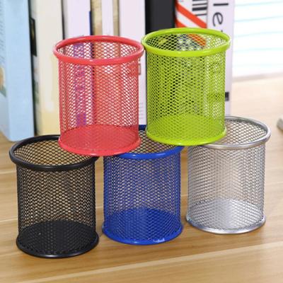 Stifthalter, großes Fassungsvermögen, verschleißfest, Schreibtisch-Stift-Organizer aus Schmiedeeisen, Netzbox für Zuhause