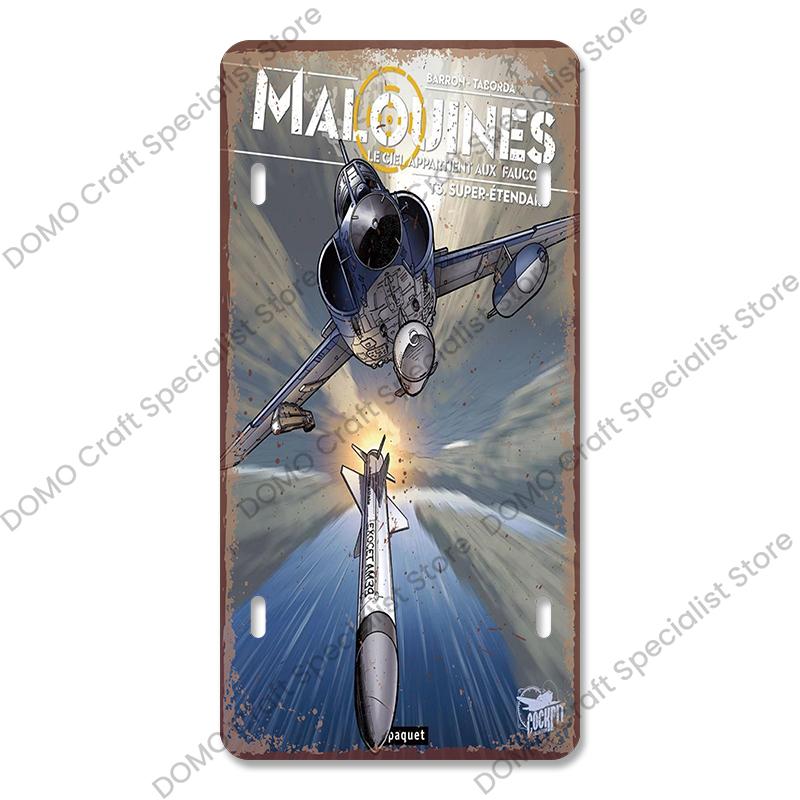 Air Races Metal Plate Tin Signs Retro Top Gun Airplane Metal Poster Garage Club Bar Home Wall Decoration 15x30cm