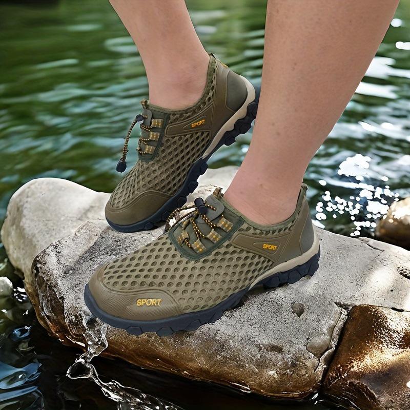 Men's Breathable Non-Slip Sports Shoes - Ideal for Summer, Outdoor, Hiking, Climbing, and Wading