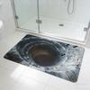 Floor Mat 3D Optical Illusion Rug with Realistic Hole Effect Soft Non-Slip Pet-Friendly Carpet Living Room Hallway Decorative Rug
