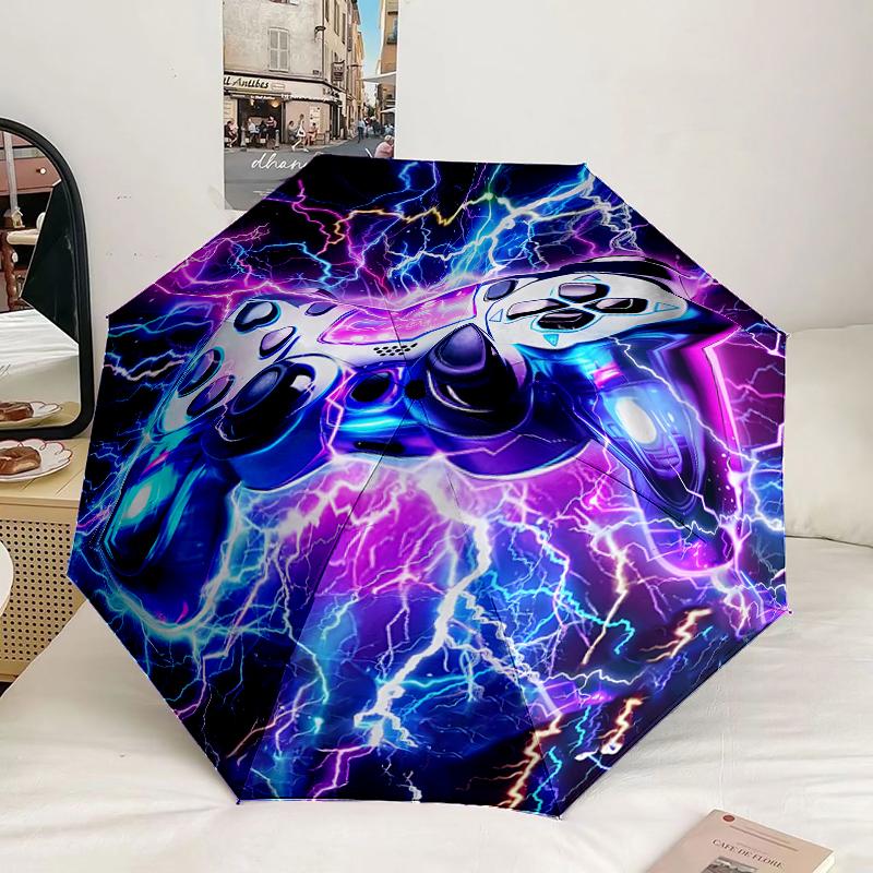 Electric Gaming Control Umbrella 8-Frame for Travel, Camping, Casual Lightweight Portable Umbrella, Essential for Every Family Holidays Gift