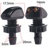 2Pcs Accessories Nozzle Universal Windshield Washer Sprayer Window Cleaning Car Supplies