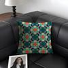 Symmetrical Pattern Cushion Cover Natural Linen Organic Fabric DoubleSided Printing Sofa Home Decor Gift Pillow Case
