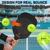 Srikel Outdoor Pickleball - USAPA Approved, Seamless Rotomold Design for Durability, 4-Pack Greens, 40 Holes of Crack-Resistant Pickleball for