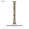 Luxury Leopard Print Resin Metal Strap For Apple Watch Ultra3 Band 49mm Slim Strap for iWatch Series 11 10 9 8 SE3 38/40/41/42/44/45/46 Woman Bracelet