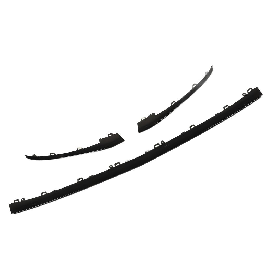 3pcs Gloss Black Front Bumper Lower Trim Replacement for Mercedes?Benz S?Class W222 V222 AMG Line