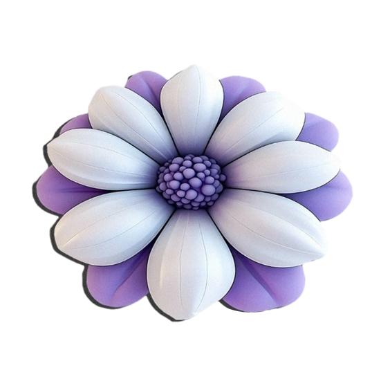 Floral Plush Floor Mat 3D Visual Flower Shaped Floor Rug Mat for Bathroom Quick-Drying Non-Slip Absorbent