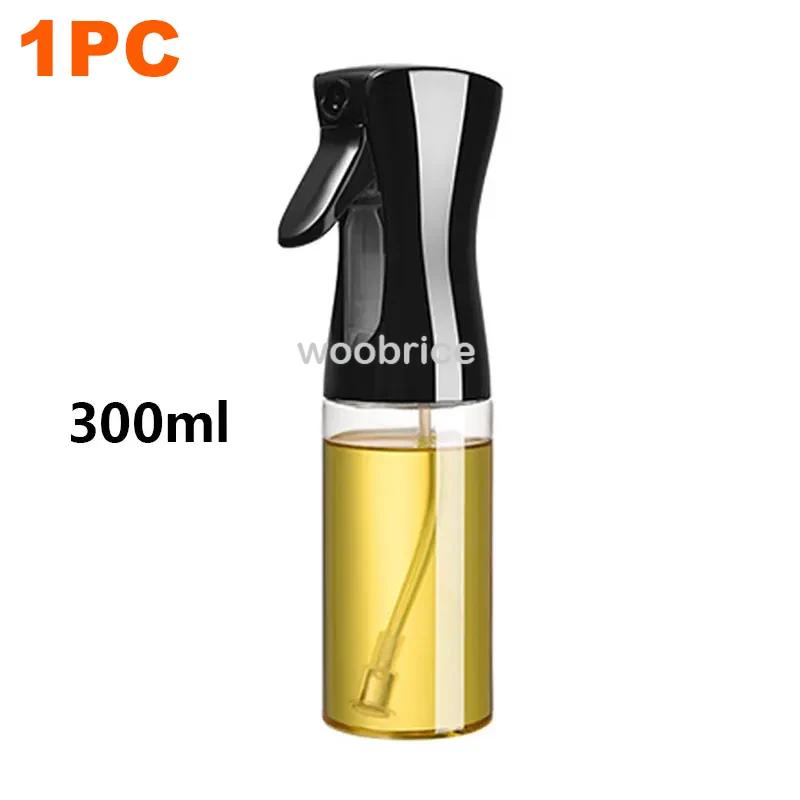 200/300/500ml Oil Spray for Kitchen Oil Nebulizer Dispenser Spray Oil Sprayer Airfryer BBQ Camping Olive Oil Diffuser Brush