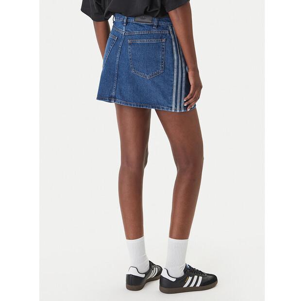 Adidas 3-Stripes Denim Skirt