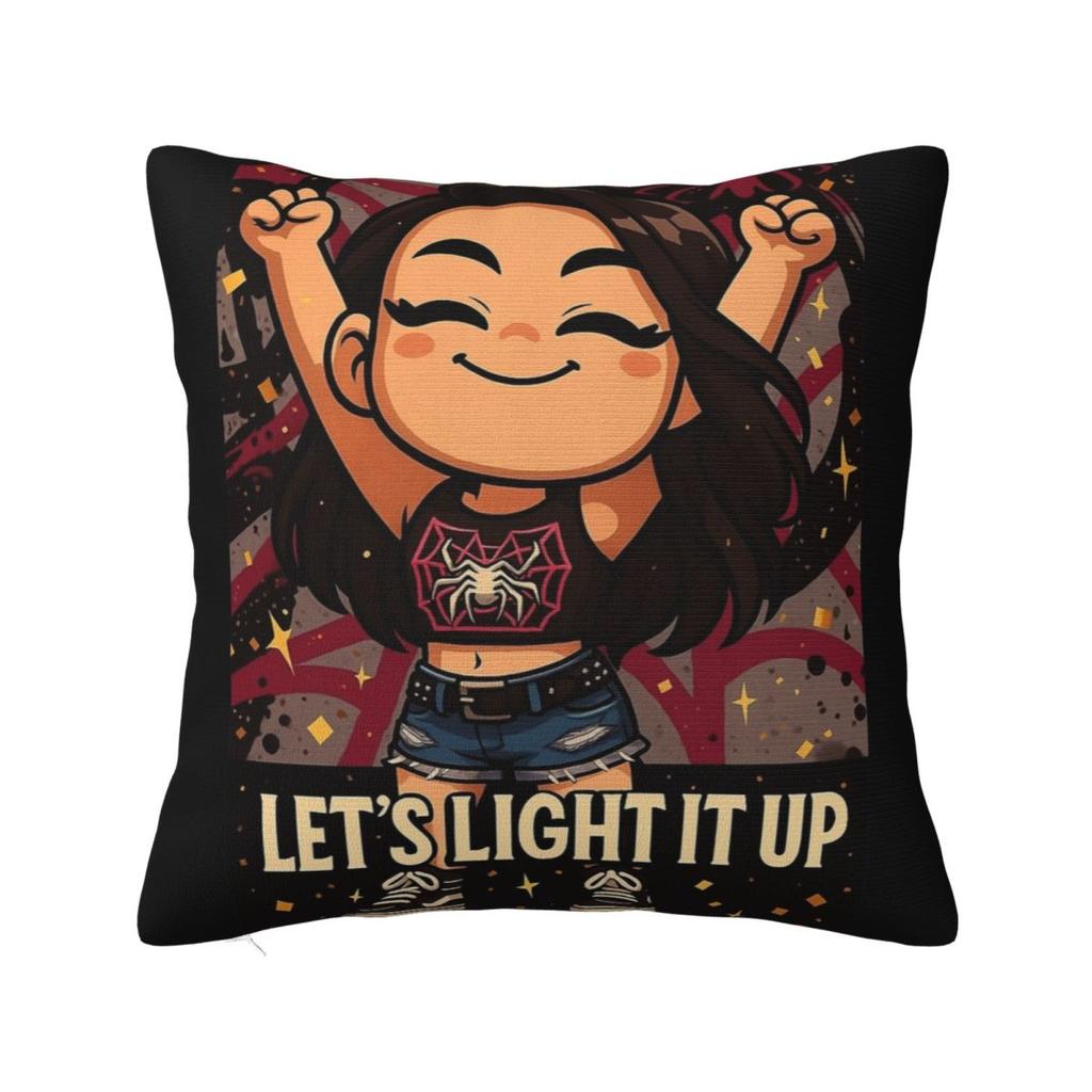 Aj Lee Black Widow Pillowcase Polyester Cushion Cover Decoration Throw Pillow Case Cover Home Wholesale 40X40cm