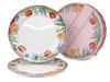 Dinner Plate Set of Two 25.5cm Porcelain Tulips Gift