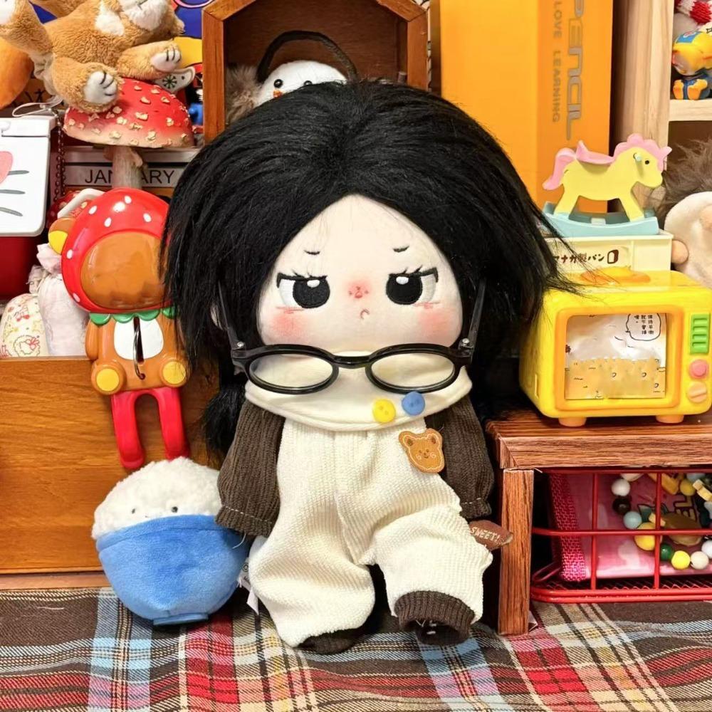 

1 set Outfit 20cm Cotton Doll Clothes Jumpsuit Plush Doll Clothes 10/20cm Cotton Doll style 2 for 20cm doll
