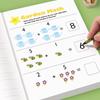 1 Set Fun 64 Page Arithmetic Question Book Addition And Subtraction Exercises Within 10 Picture Column Decomposition Calculation