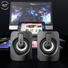 2PCS Sound PC Computer Speakers Sound Box For PC HIFI Stereo Microphone USB Wired with LED Light For Desktop Computer