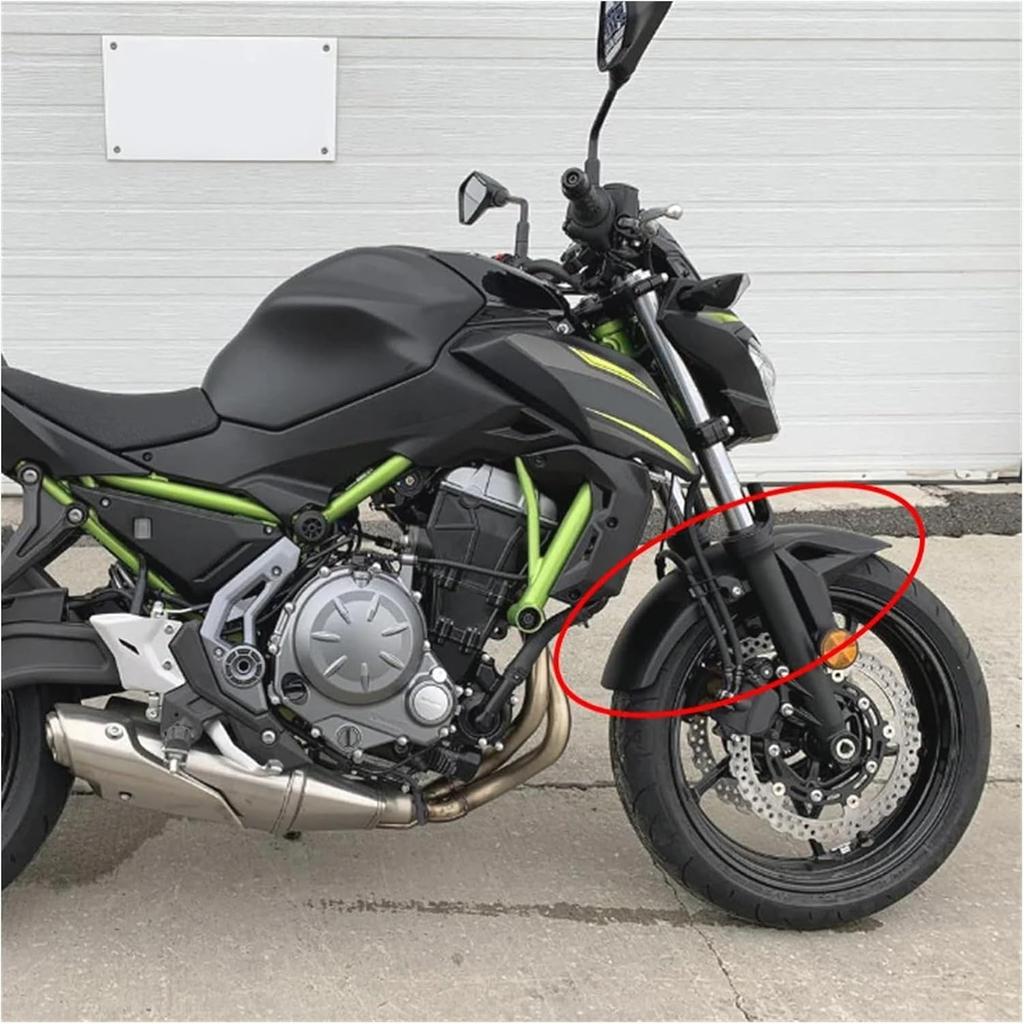 Motorcycle Front Wheel Fender Mudguard Splash Guard Fairing Z 650 Ninja 650 Accessories Compatible With Kawasaki Ninja650 Z650 2017-2021 (Color :