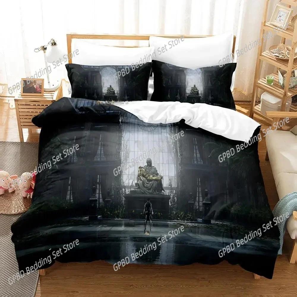 Game Lies Of P 3D Bedding Set Duvet Cover Pillowcases Single Twin Full Queen King Size Home Decor Quilt Boys Gift Quilt Cover Pi