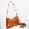 Bag 2025 New Underarm Bag Women's Retro Messenger Bag Large Capacity Leather Women's Bag French Niche Shoulder Bag