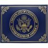 US Citizenship Certificate Holder – Padded Cover with Gold Seal - Naturalization Gift for New Citizens - Protect Your Certificate of Citizenship