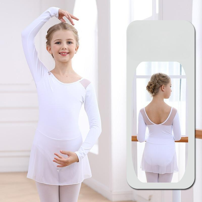 Children's Ballet Dance Clothes, Children's Practice Clothes, Women's One-piece Skirts, Long-sleeved Dance Clothes, Suspenders, One-piece Clothes
