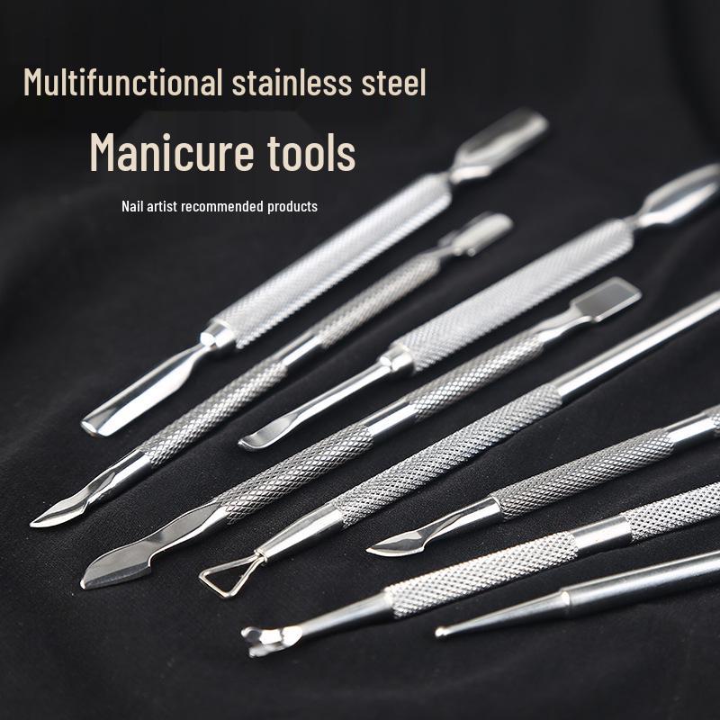 Doppelköpfiger Nagelhautschieber & Nagelschaber aus Edelstahl