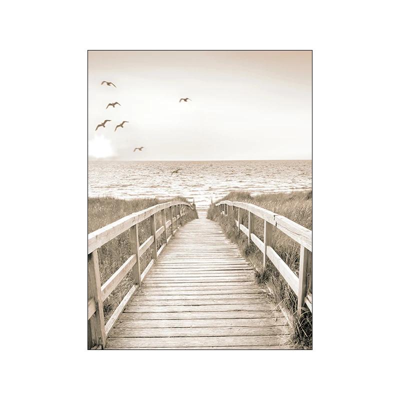 

Современная скандинавская картина с изображением полевых цветов, холст, богема, приморский пейзаж, настенное искусство, постер и принт для декора дома, гостиной 21cm×30cm NoFrame