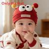 Baby Toddler Cotton Knit Hat With Embroidery For Newborns And Infants