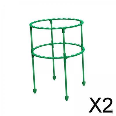 2x Garden Tomato Plant Support, Cages Support Trellis, Climbing Vines for Flowers Fruit