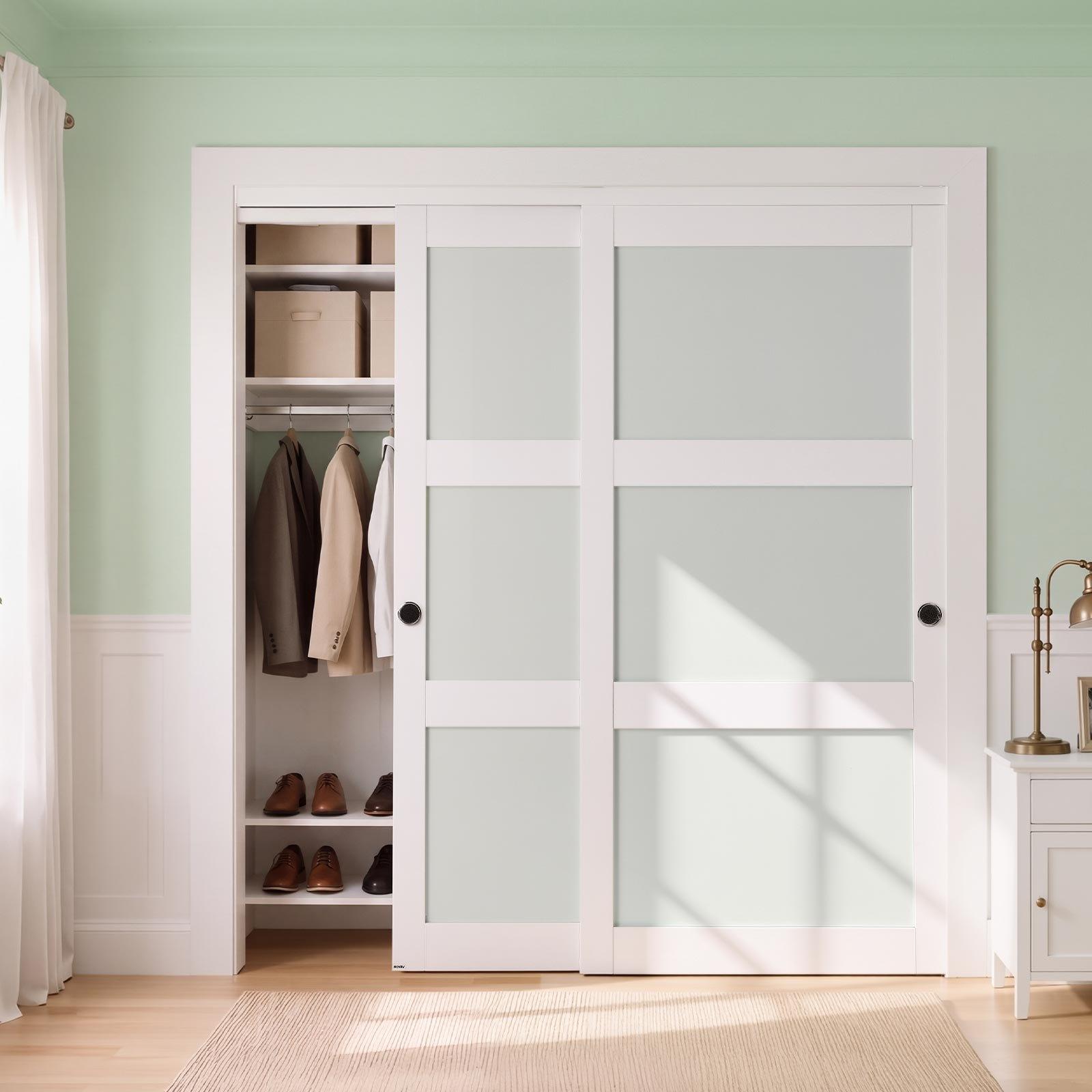 VEVOR Sliding Closet Door, 1829mm (Double
