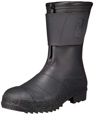 CO-COS Nobuoka HG-956 Safety Boots with Toe Cap, ZIPLOA Magic Toe Cap, Steel Toe Cap, Men's, Black, Sizes 26.5-27.0 Cm