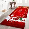 Buon Natale Tappeto Babbo Natale per Soggiorno Decorazione Casa Cucina Ingresso Corridoio Balcone Tappetini Flanella Camera da Letto Zerbino Ingresso