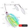 Spinnerbait Fishing Lures Bass Fishing Lure Spinner Baits Kit Hard Metal Buzzbait Spinnerbait Jigs For Bass Pike Trout Salmon 10g/14g
